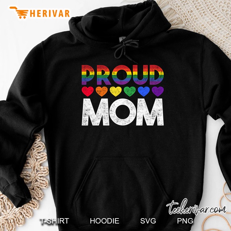 Proud Mom Lgbt Hoodie