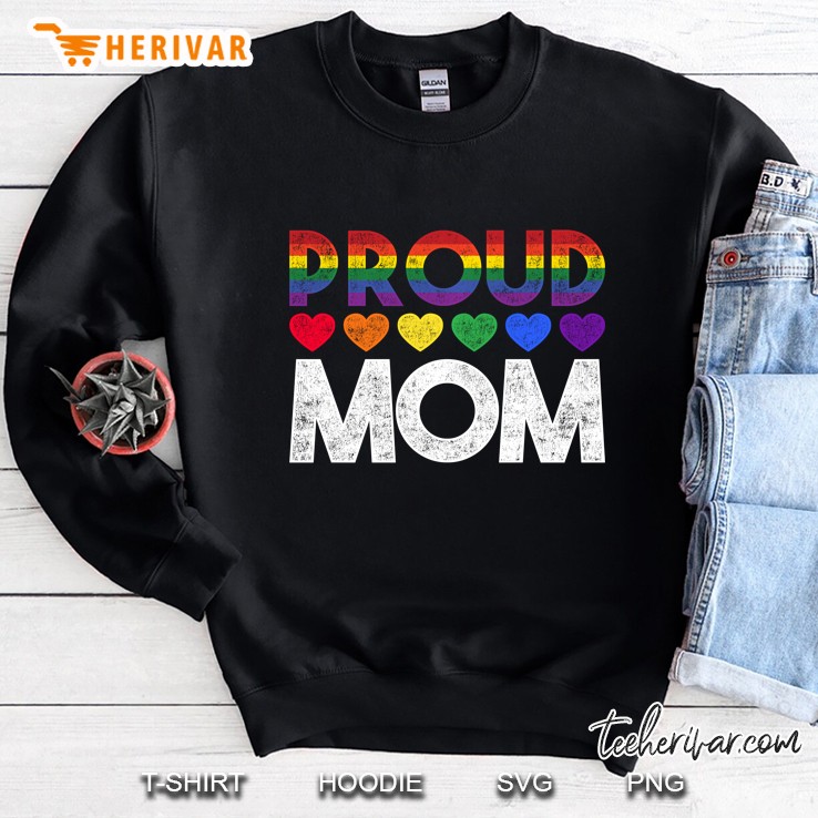 Proud Mom Lgbt Sweatshirt