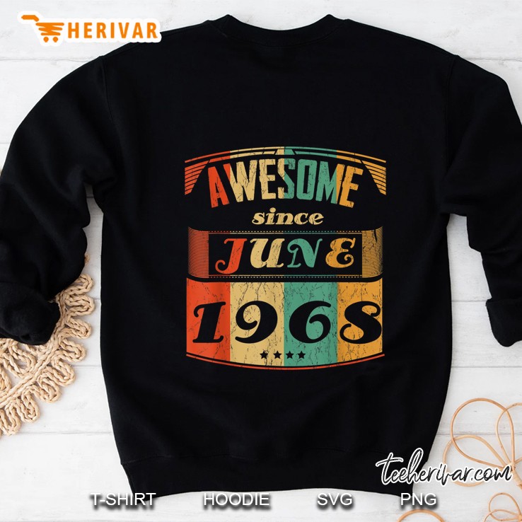 Awesome Since June 1968 Vintage Sweatshirt