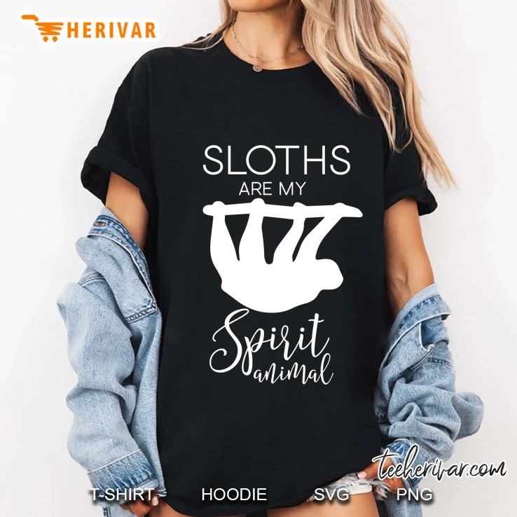 Sloths Are My Spirit Animal Ladies Tee