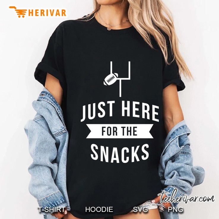 Just Here For The Snacks Bowl Fans Ladies Tee