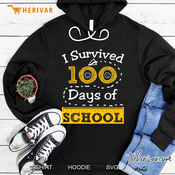 I Survived 100 Days Of School Hoodie