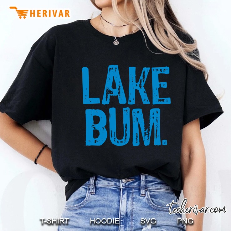 Lake Bum Minnesota Lake Lover Ladies Tee