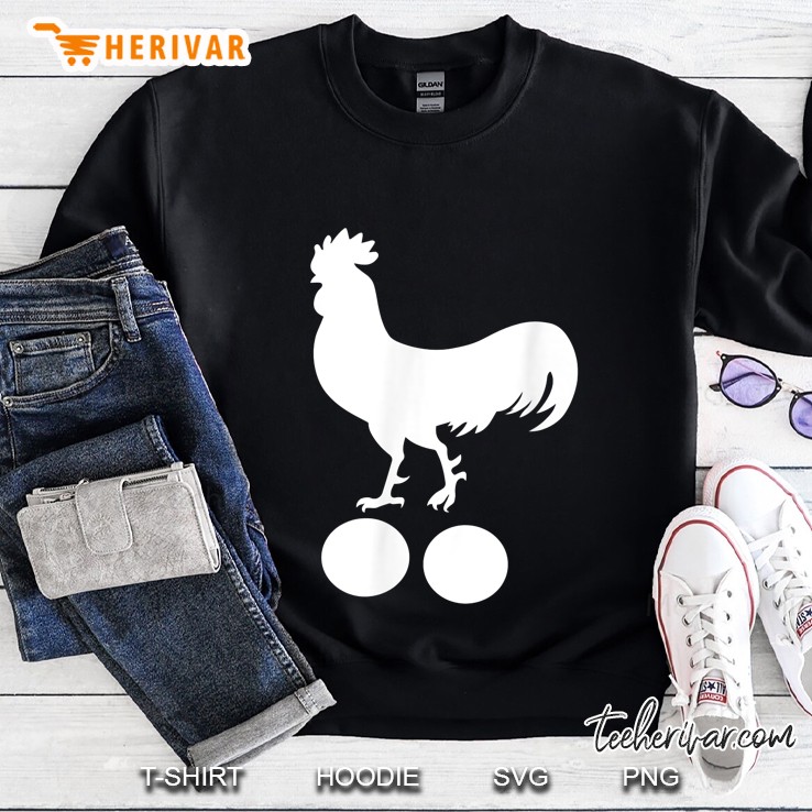 Cock And Balls Funny Adult Sweatshirt