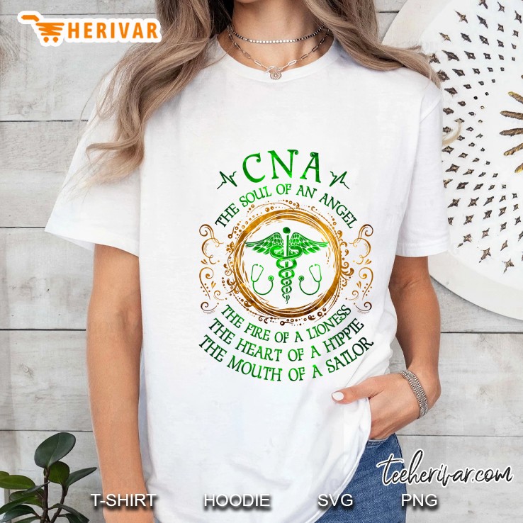 Cna The Soul Of An Angel The Fire Of A Lionness Caduceus Version Ladies Tee