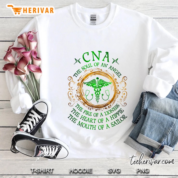 Cna The Soul Of An Angel The Fire Of A Lionness Caduceus Version Sweatshirt