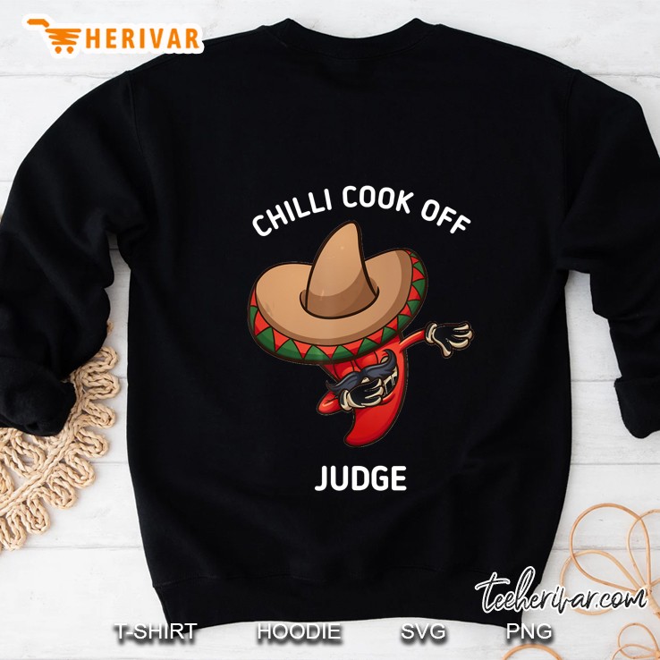 Chili Cook Off Judge Red Pepper Dabbing Party Gift Costume Sweatshirt