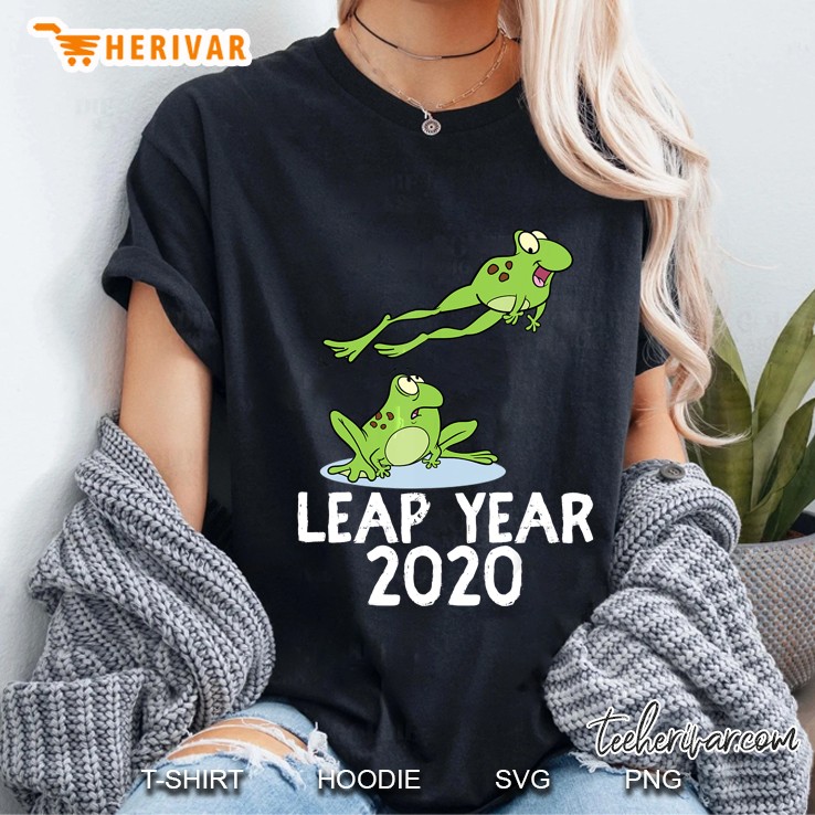 Leap Year February 29Th 2020 Frog Leap Day New Year Ladies Tee