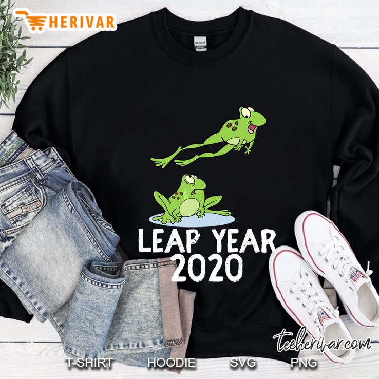 Leap Year February 29Th 2020 Frog Leap Day New Year Sweatshirt