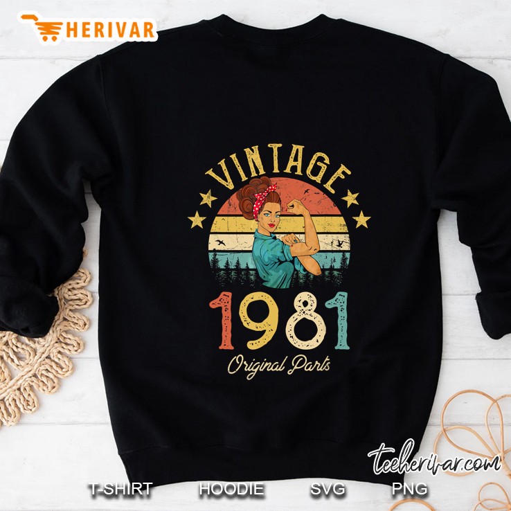 Vintage 1981 Made In 1981 39Th Birthday 39 Years Old Gift Sweatshirt