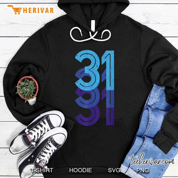 31 31St Birthday Year Age Hoodie