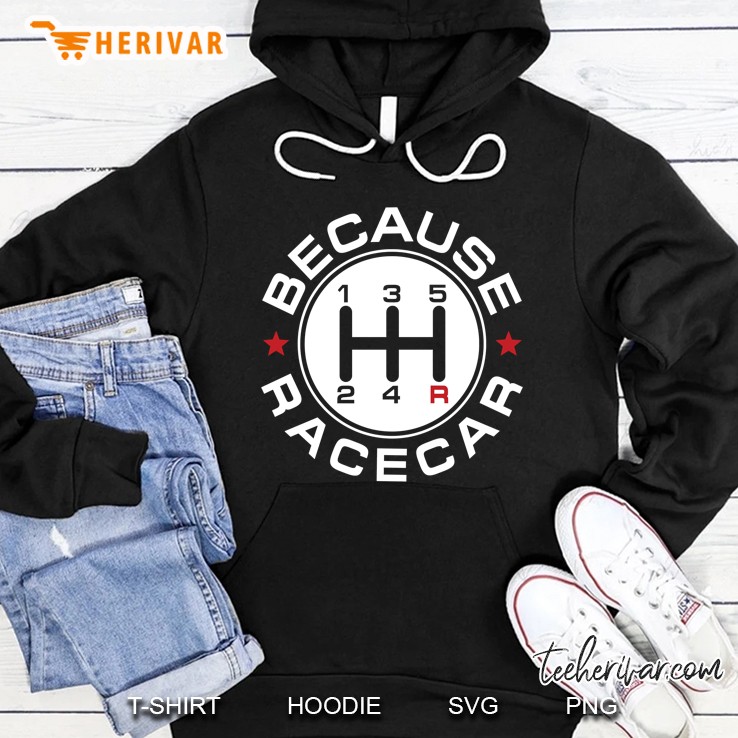Because Racecar Car Enthusiast Hoodie