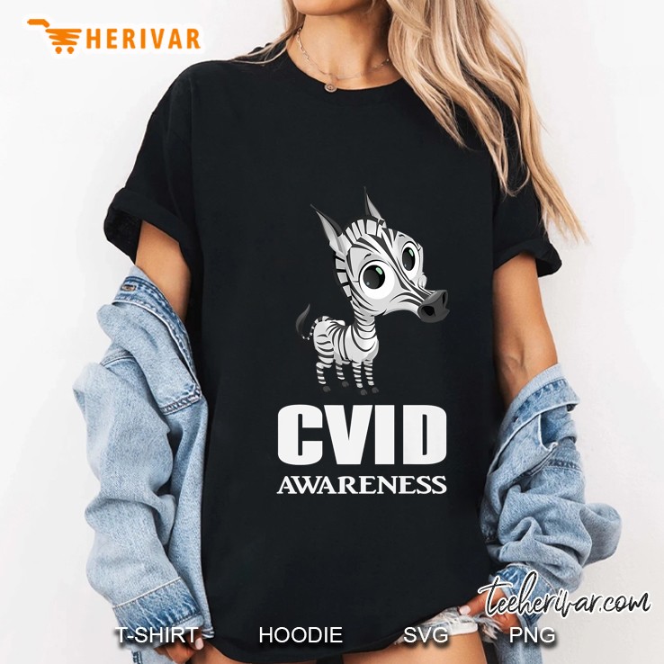CVID Awareness Common Variable Immunodeficiency Zebra Ladies Tee