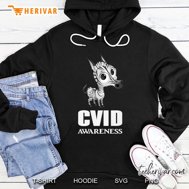 CVID Awareness Common Variable Immunodeficiency Zebra Hoodie