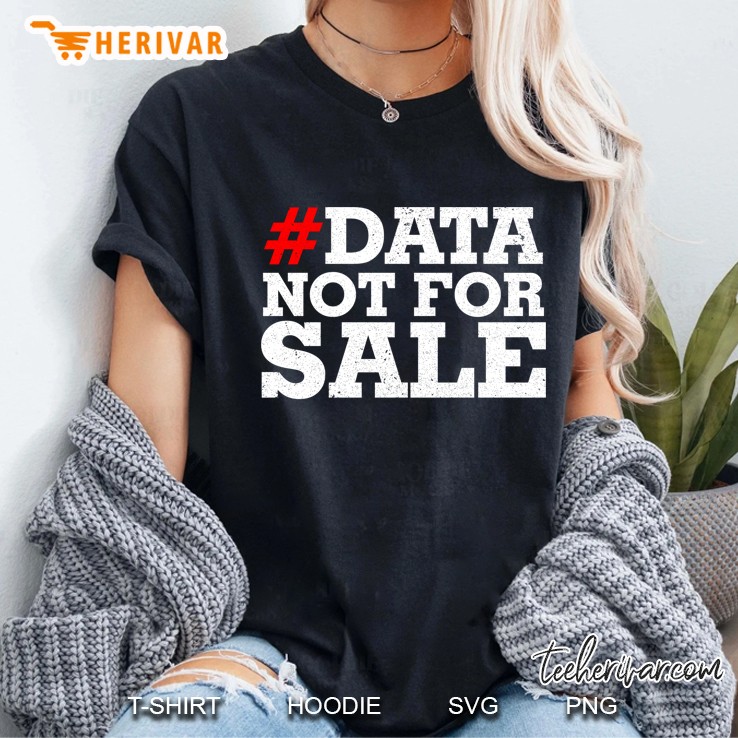 #Data Not For Sale Cool Social Media Ladies Tee