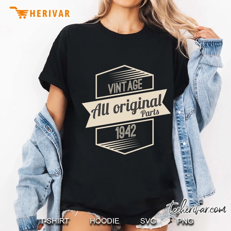 Vintage All Original Parts 1942 75th Birthday Ladies Tee