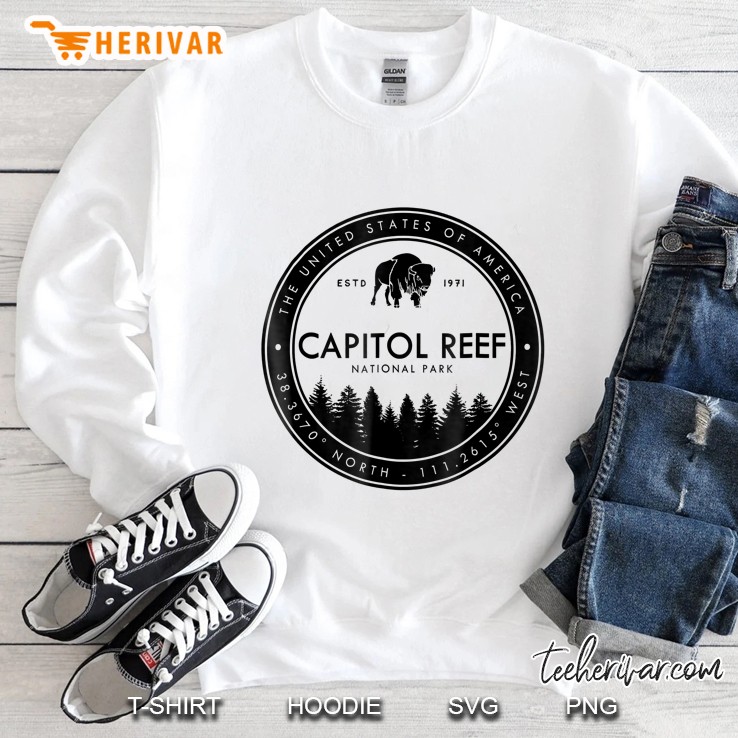 Capitol Reef National Park Utah Emblem Souvenirs Sweatshirt