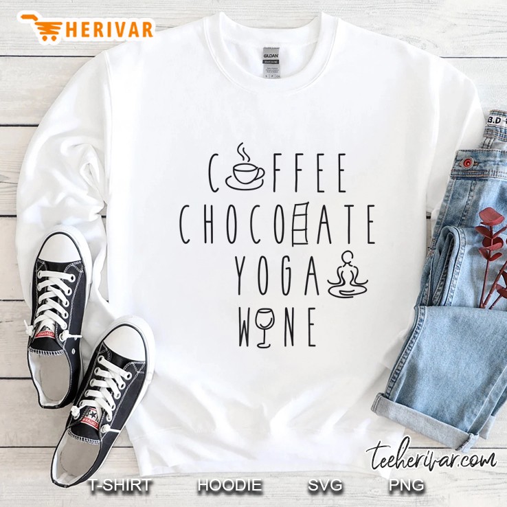 Coffee Chocolate Yoga Wine - Mom