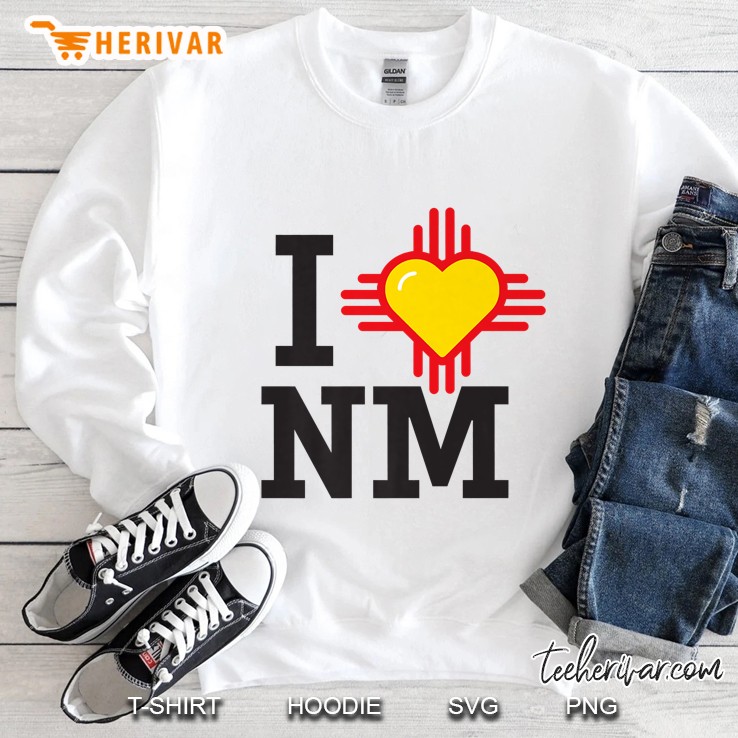 I Heart Nm I Love New Mexico Zia Sweatshirt