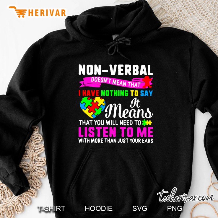 Non-Verbal Doesn