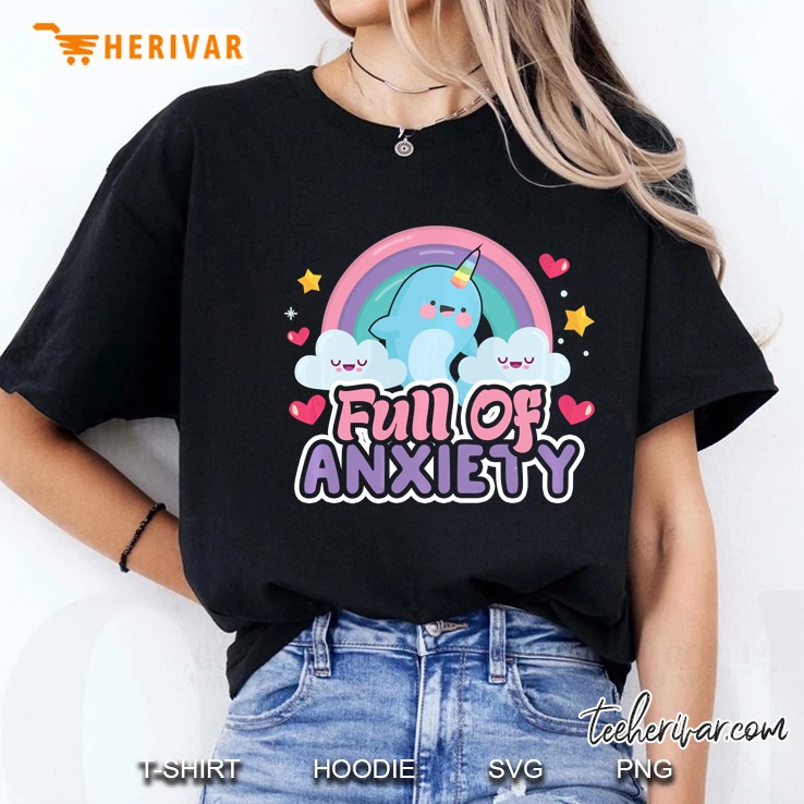 Cute Kawaii Kawaii Goth Kawaii Gift Pastel Goth Anxiety Pullover Hoodie Ladies Tee