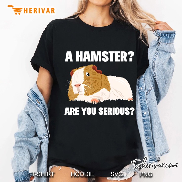 Funny Guinea Pig Not A Hamster Clothes Cavy Gift Guinea Pig Ladies Tee