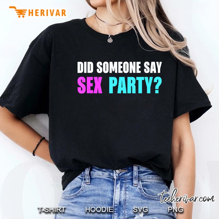 Im Just Here For The Sex Funny Gender Reveal Party Ladies Tee