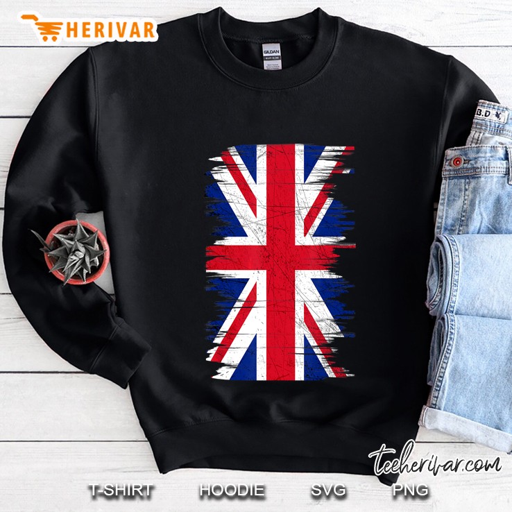 Uk Union Jack Flag British Citizen Born Raised Sweatshirt