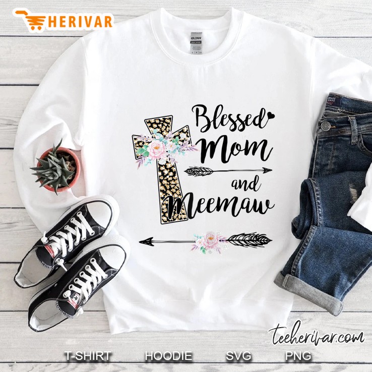 Blessed To Be Called Mom And Meemaw Sweatshirt