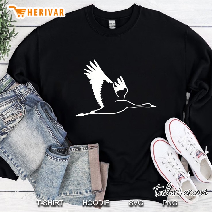 Crane Bird Sweatshirt