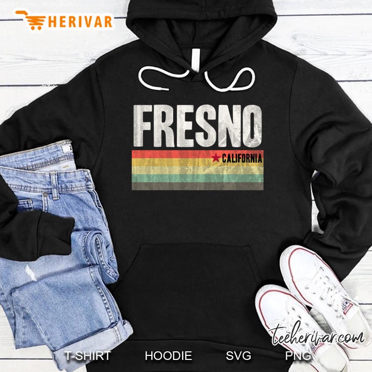 Fresno California Vintage Version Hoodie