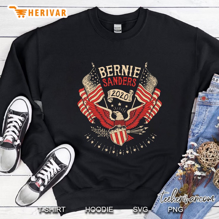 Bernie Sanders 2020 Eagle And American Flag Version Sweatshirt