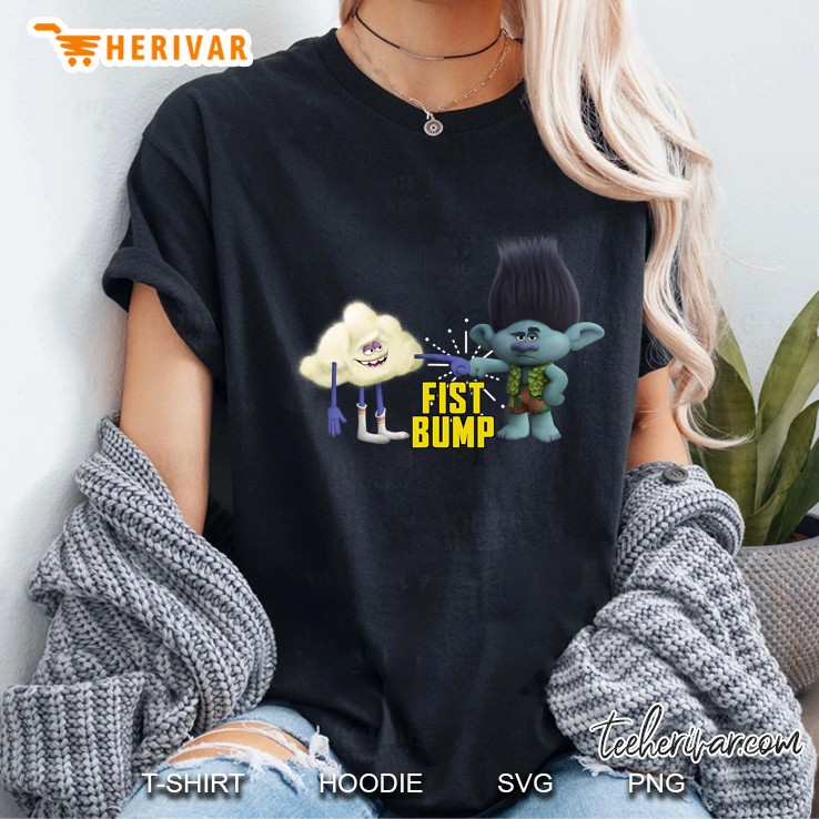 Dreamworks Trolls Fist Bump Ladies Tee