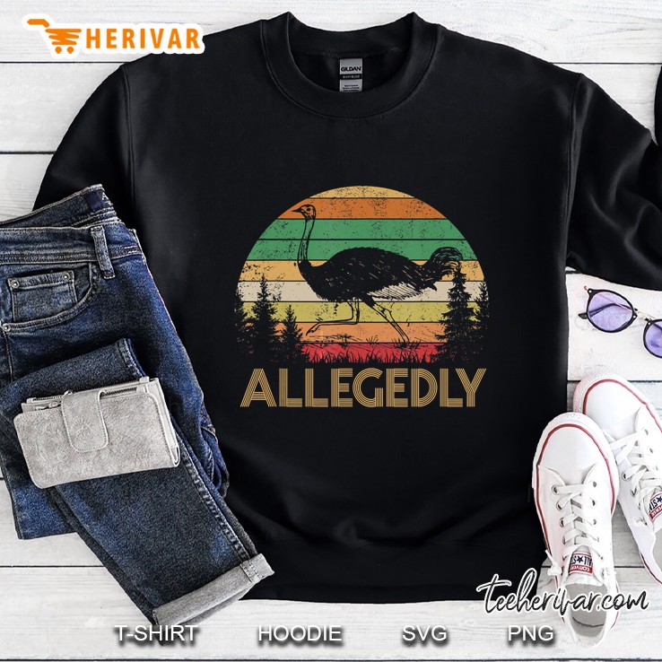 Allegedly Ostrich Vintage Version Sweatshirt