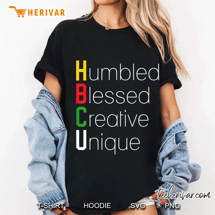 HBCU Humbled Blessed Creative Unique Ladies Tee