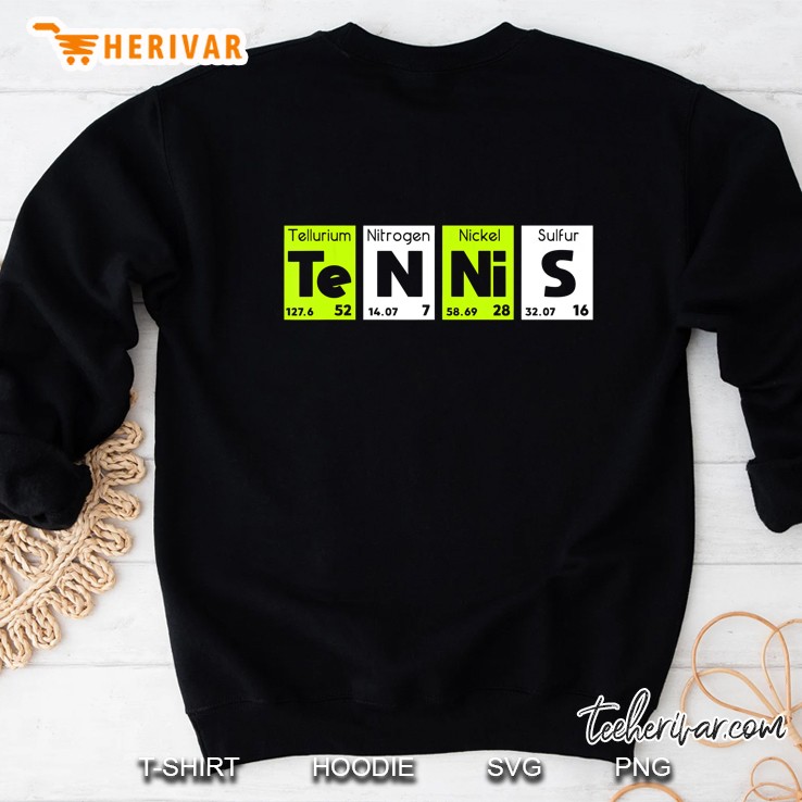 Tennis Periodic Table Sweatshirt