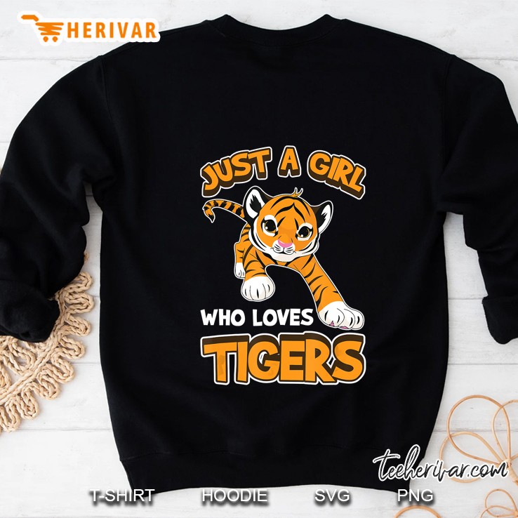 Just A Girl Who Loves Tiger Version2 Sweatshirt
