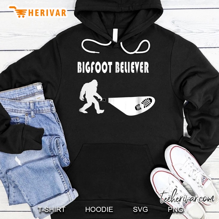 Bigfoot Believer Cryptid Hunter Sasquatch Hoodie