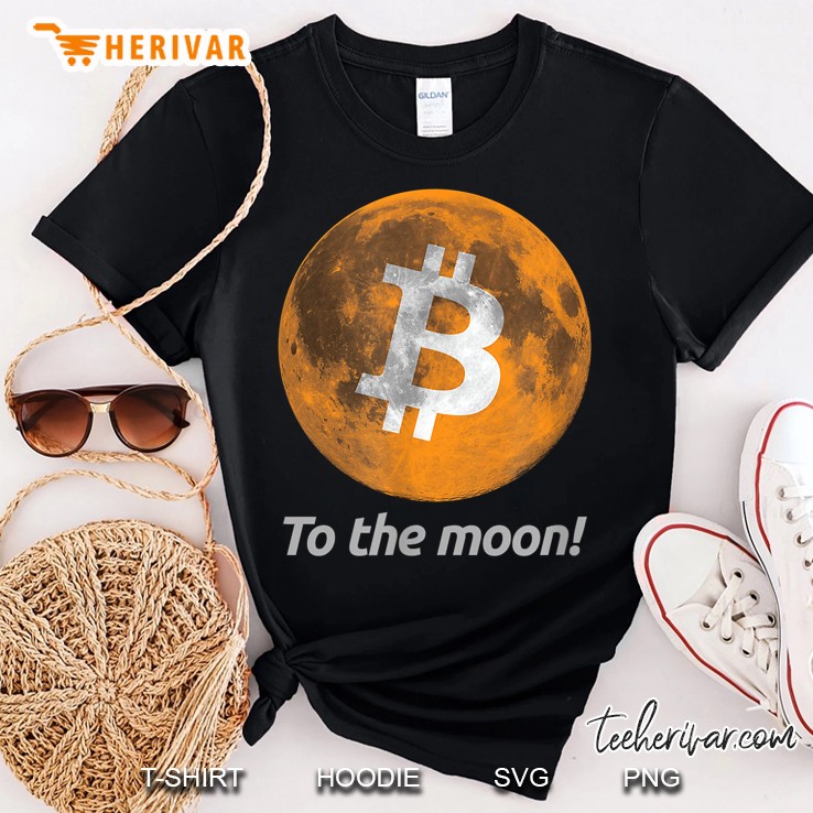 www.winshare.nl: Bitcoin to the Moon T-Shirt: Clothing