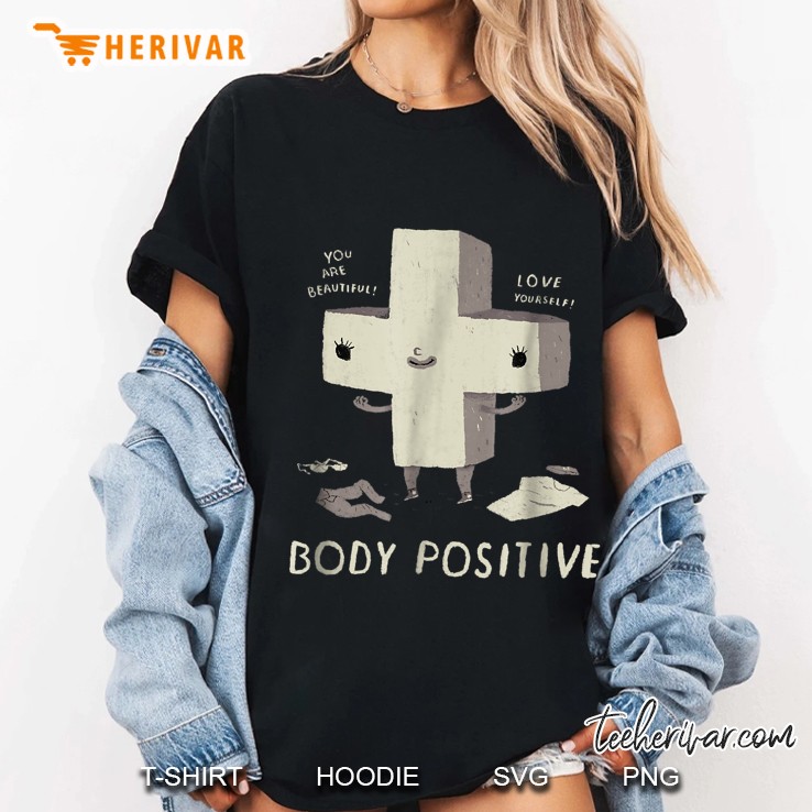 Body Positive You Are Beautiful Love Yourself Ladies Tee