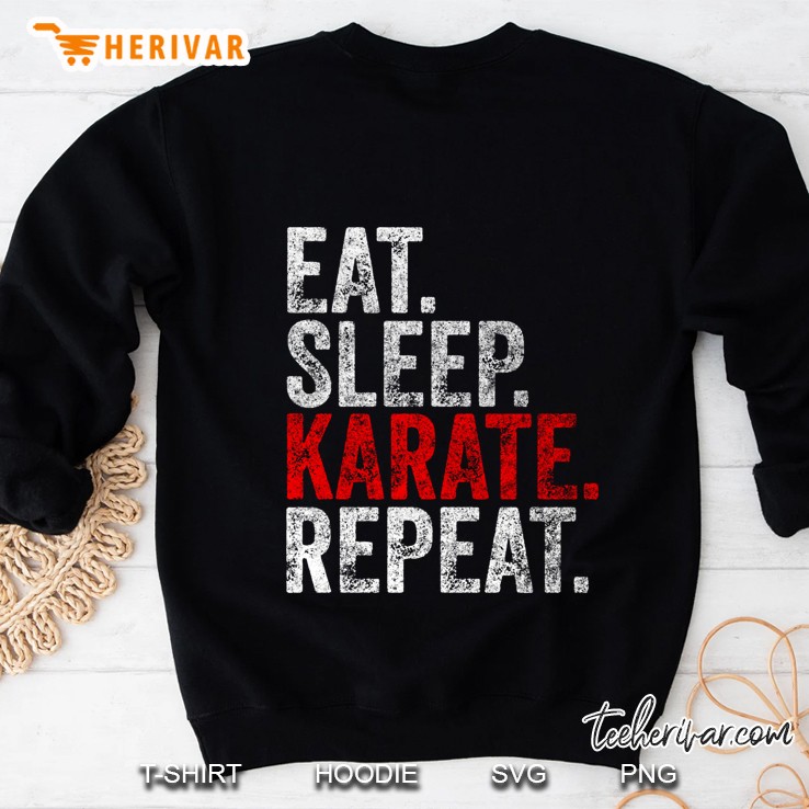 Eat Sleep Karate Repeat Sweatshirt