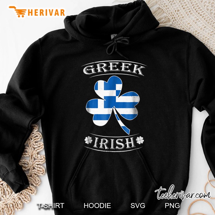 Greek Irish Flag Of Greece Hoodie