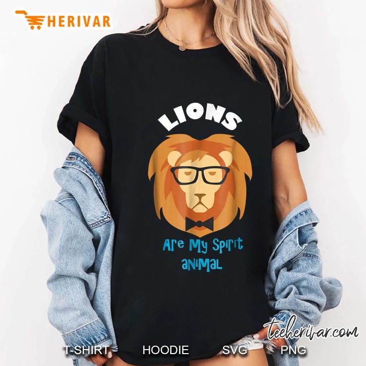 Lions Are My Spirit Animal Gif Ladies Tee