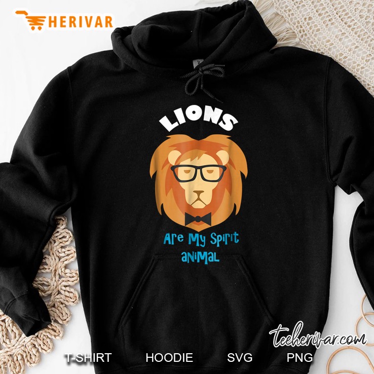 Lions Are My Spirit Animal Gif Hoodie