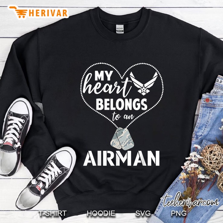 My Heart Belongs To An Air Man Sweatshirt