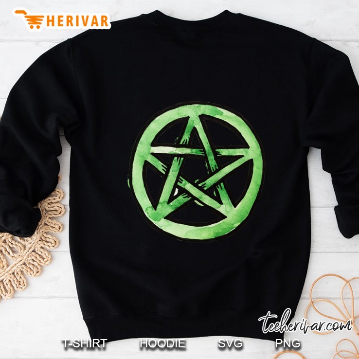 Pentagram Pagan Witchcraft Art Sweatshirt