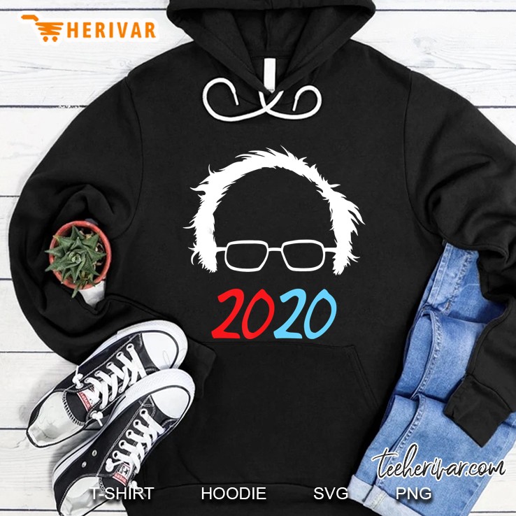 Bernie Sanders 2020 Hair And Glasses Version2 Hoodie