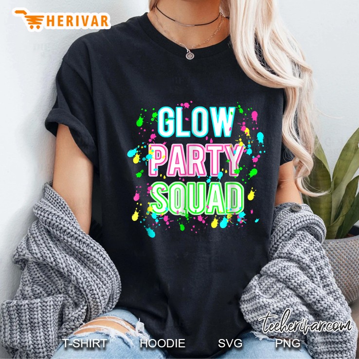 Glow Party Squad Ladies Tee