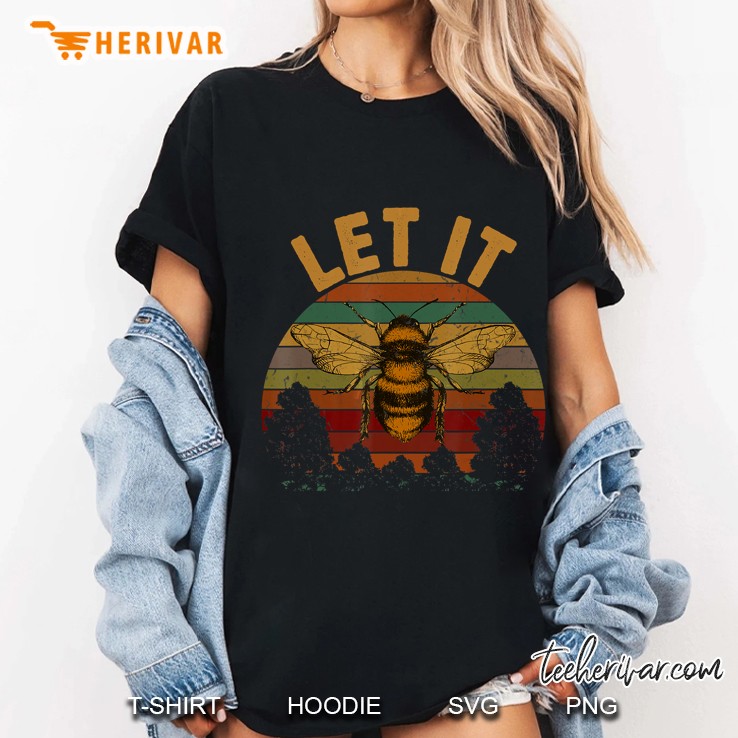 Let It Bee Vintage Version Ladies Tee
