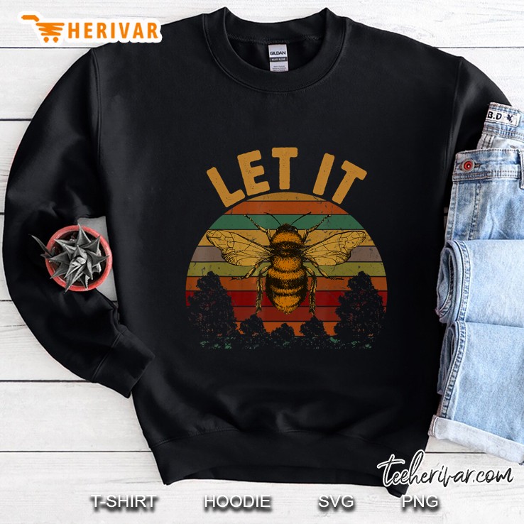 Let It Bee Vintage Version Sweatshirt